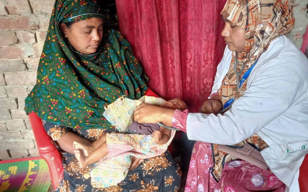 খানা পর্যায়ে চিকিৎসা সেবা প্রদান